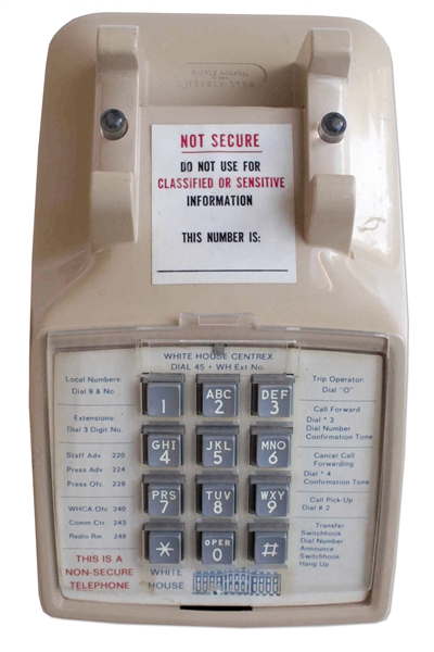 Telephone From the White House -- Used For Making Non-Secure Calls
